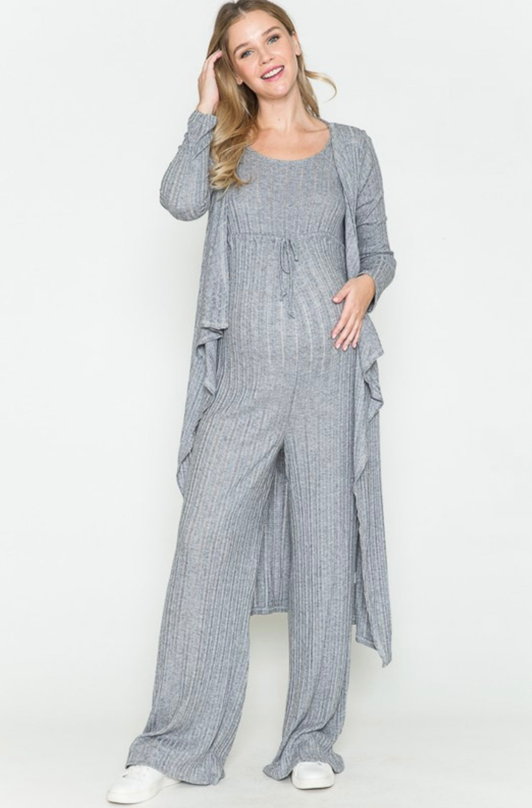 Allie jumpsuit set gray