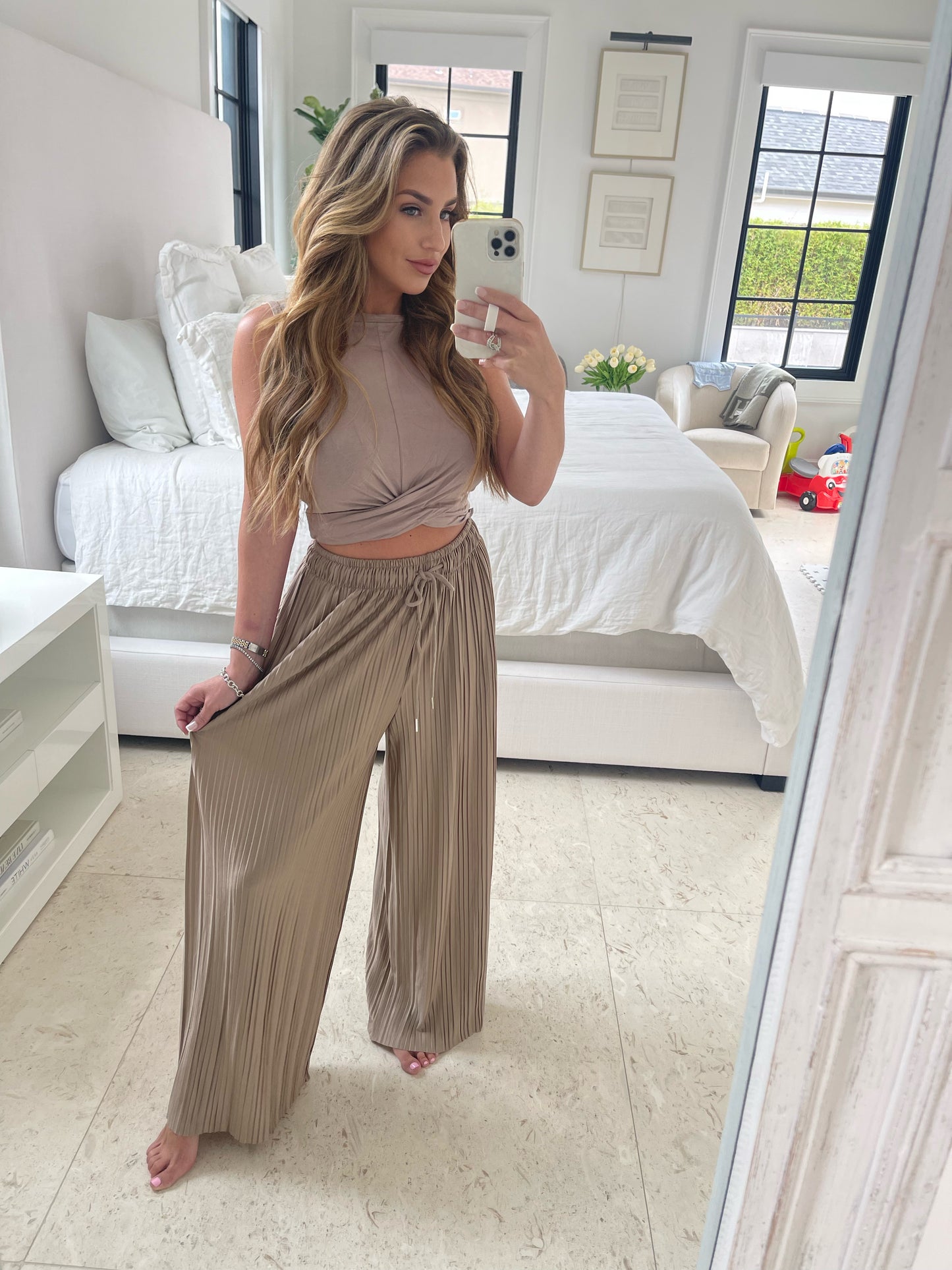 BECCA TANK ASH MOCHA