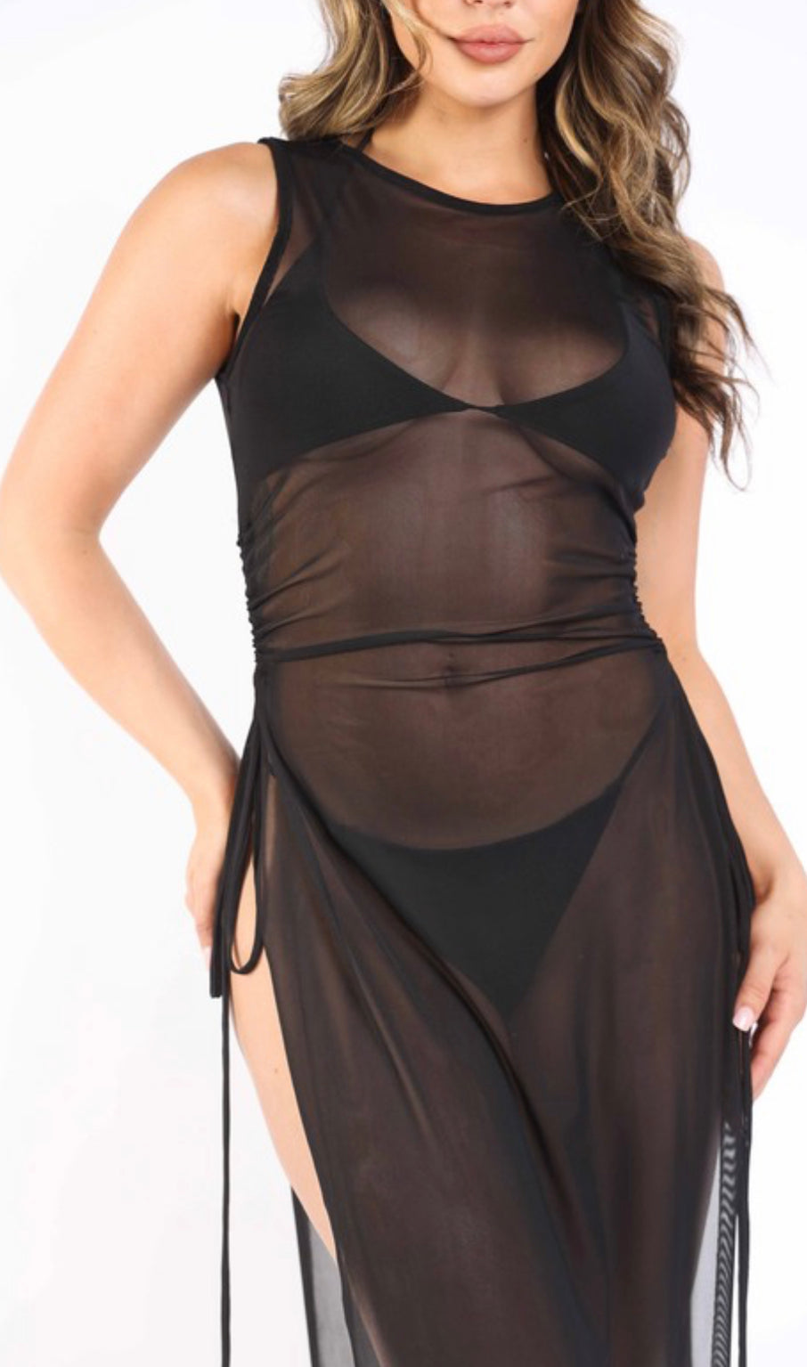 MAXI MESH COVERUP