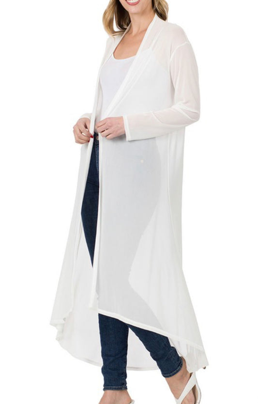 DEMI DUSTER WHITE