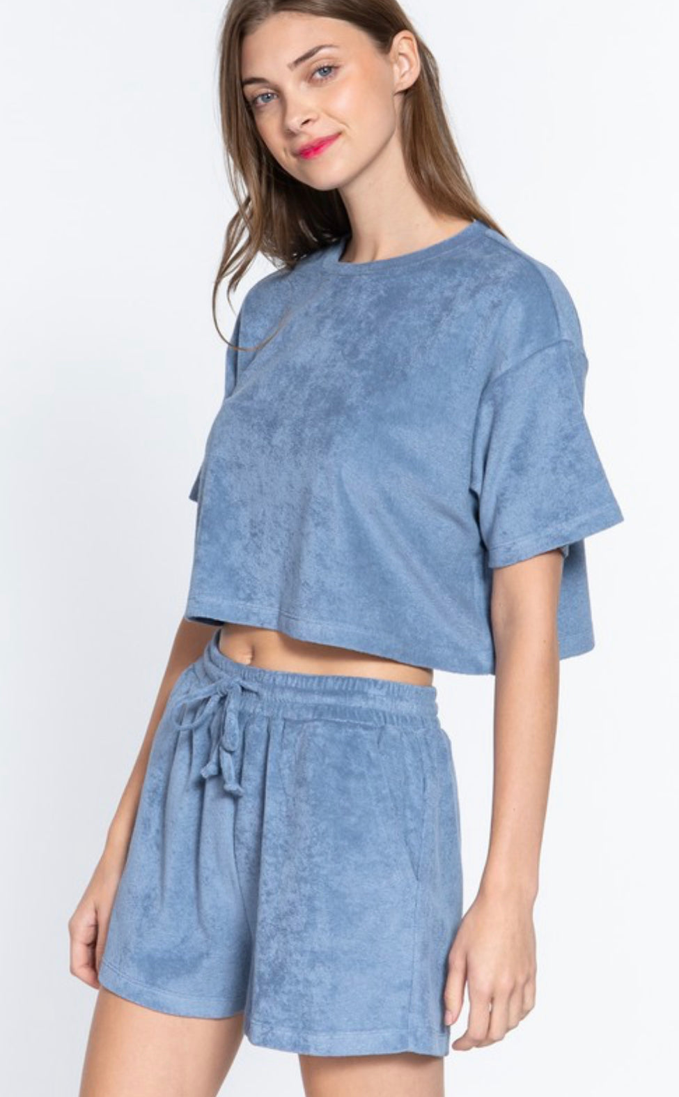 Tierra Terry set blue