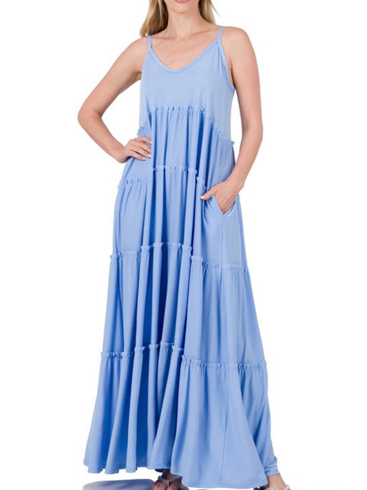IN BLOOM MAXI BLUE