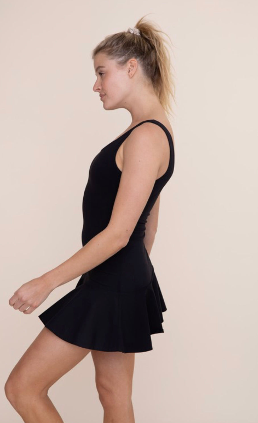 FLIRTY PLEAT ACTIVE DRESS