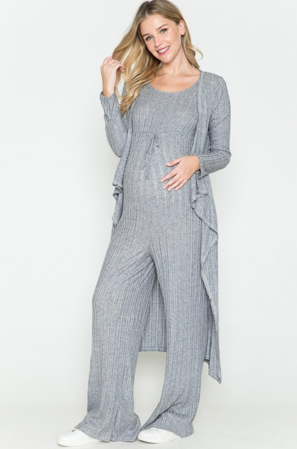 Allie jumpsuit set gray